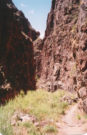 SLOT CANYON NORTH OF PHANTOM RANCH